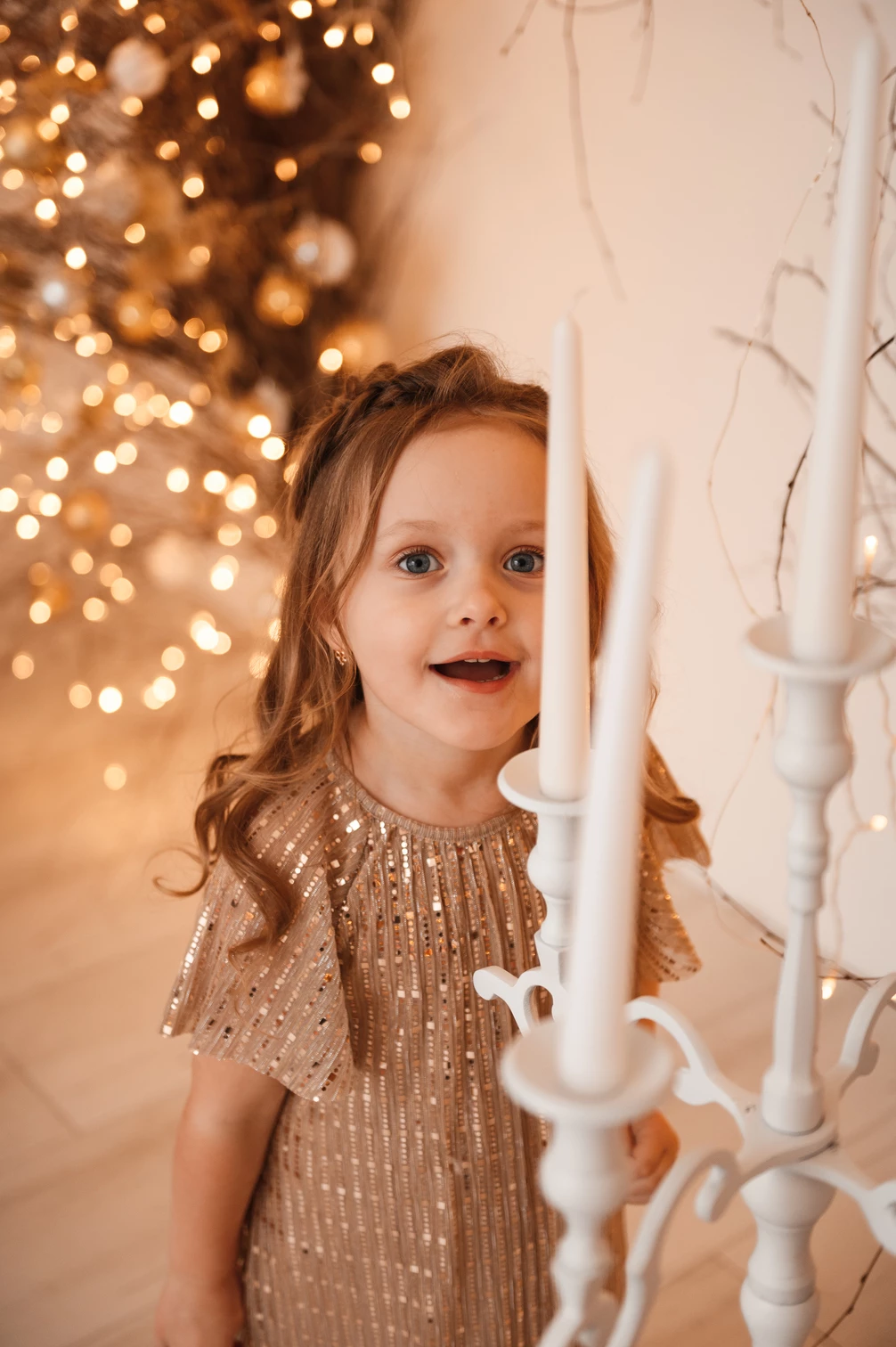 Маленька принцеса на новорічній фотосесії в Кременчуці